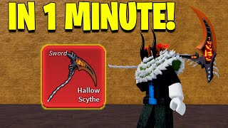 How to get Hallow Scythe amp Devils Luck  Blox Fruits [upl. by Emmi]