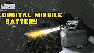 Space Engineers  Orbital Missile Battery Defence System amp Gravity LauncherPart 29 [upl. by Yehus]