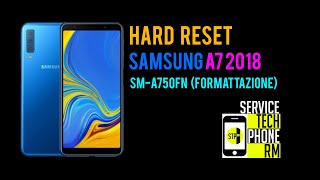 HARD RESET SAMSUNG A7 2018 SMA750FN FORMATTAZIONE [upl. by Okiek]