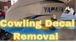 COWLING DECAL REMOVAL [upl. by Rhodie]