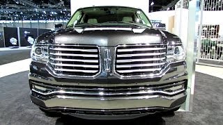 2015 Lincoln Navigator  Exterior and Interior Walkaround  2014 Chicago Auto Show [upl. by Aneeroc]