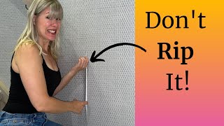 How to Repair Wallpaper Seams that are Open Lifting or Peeling Off aka Sticking Back Wallpaper [upl. by Annaej360]