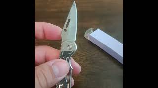 SHixu Pocket Folding Knife Tactical Knife Compact Folding Knife for Creative Business Gift Review [upl. by Edee]