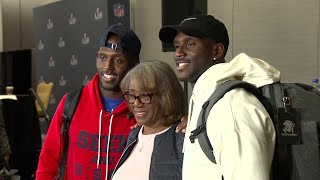 McCourty Brothers first set of twins to play on same team in Super Bowl [upl. by Ahseel630]