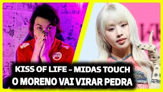 KISS OF LIFE 키스오브라이프 Midas Touch  REACT DO MORENO [upl. by Atnima]