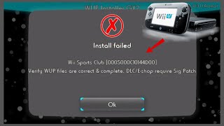 FIx Sig Patch Error In 40 Seconds For Wii U Aroma [upl. by Laural]