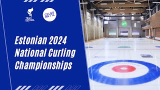 Estonian National Curling Championships 2024 R1 [upl. by Oiluj]