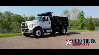 Ford F750 Dump Truck Install [upl. by Nomzaj]