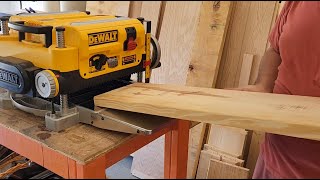 DeWalt Planer DW735X Setting Up [upl. by Aztiram]