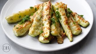 Baked Zucchini Sticks  Recipe Delicious Food Adventures [upl. by Aneleiram545]