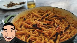 Pasta Alla Norma  Sicilian Eggplant Pasta Recipe  Italian Eggplant Recipe [upl. by Drofnats]