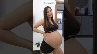 Evolução da minha gravidez em 9 meses🤰🏻  shorts pregnancytransformation [upl. by Koch691]