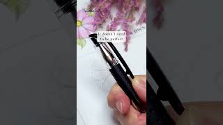 Cosmos flower drawing practice drawingflowers [upl. by Letch]