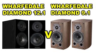 Wharfedale Diamond 121 vs Wharfedale Diamond 91 5 Track Comparison [upl. by Mungam775]