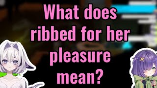 What does ribbed for her pleasure mean [upl. by Atiuqal]