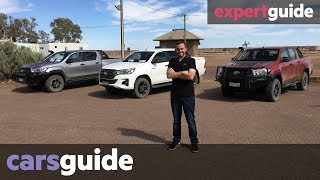 Toyota HiLux 2018 review Rugged Rugged X Rogue [upl. by Rehpotsirhk]