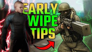 TIPS For Early Wipe Success  Escape From Tarkov Guide [upl. by Hcirteid]