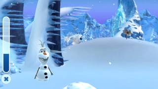 Frozen Olafs Adventures  Winter 2014  Snow Flakes Collection Disney App [upl. by Dlonra]