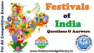 Festivals of India Important Questions amp Answers  भारत के त्योहार महत्वपूर्ण प्रश्न और उत्तर [upl. by Mcdade994]