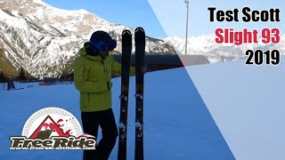 Test skis Scott Slight 93 2019 [upl. by Bennie511]