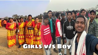 Narkara Sports Mela 2023 Girls VS Boys Dance Video Bokaro 😊 [upl. by Otxis]