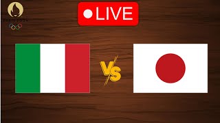 Live Italy vs Japan  Olympic Games 2024  Live Play By Play Scoreboard [upl. by Eintirb]