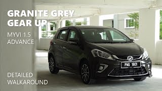 Detailed Walkaround  Perodua Myvi 15 Advance with full Gear Up [upl. by Aynwat393]