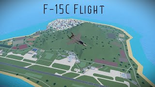 F 15C Flight and Crate Hunting In Aeronautica  Roblox [upl. by Obediah315]