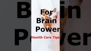 How to Enhance Brain Power With Almonds healthcaretips [upl. by Noicpesnoc910]