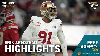 Arik Armsteads Top Career Highlights  Jaguars Free Agency 2024  Jacksonville Jaguars [upl. by Malley]