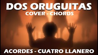 Dos Oruguitas CHORDS ACORDES Sebastián Yatra  ENCANTO Cuatro llanero nivel Principiante [upl. by Oikim]