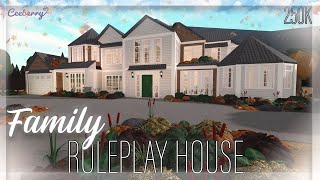 Bloxburg  Family Roleplay Home 250k  Autumn Speed Build [upl. by Ecidnak409]