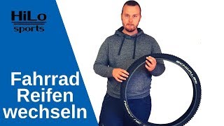 Fahrradreifen wechseln Deinen alten Fahrradreifen ersetzen [upl. by Eentihw]