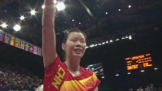 Chinas Li Xuerui Wins Badminton Singles Gold  London 2012 Olympics [upl. by Fawnia]