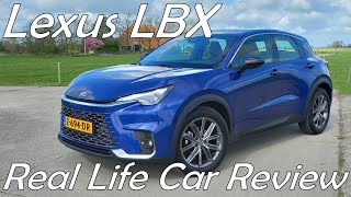 Lexus LBX Real Life Car Review  Small car great comfort [upl. by Ydnamron]