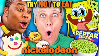 Try Not To Eat  Nickelodeon Rugrats iCarly Rockos Modern Life [upl. by Rafat]