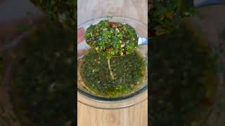 Chimichurri Casero cooking chimichurri cooking [upl. by Ylrebmyk]