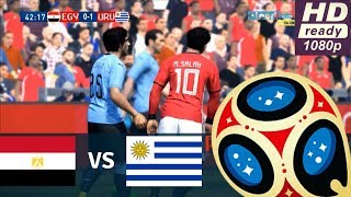 EGYPT vs URUGUAY  Resumen  Highlights  FIFA World Cup Russia 2018  Simulación amp Predicción [upl. by Neiv777]