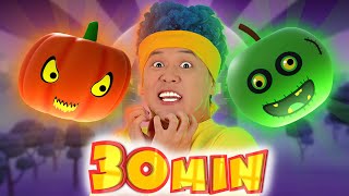 Scary Fruits amp Vegetables Happy Halloween  Mega Compilation  D Billions Kids Songs [upl. by Eiramit]