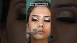 Puffy eyes makeup tutorial so cute 🥰🥰🥰eyemakeuptutorial youtubeshorts subscribe2024 ❤️❤️❤️💯🥰 [upl. by Sonni]