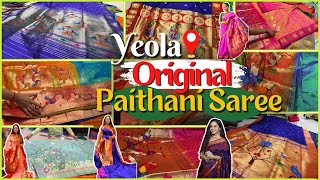 पैठणी येवला Paithani Saree Designs with Price  How to Identify Fake And Real Paithani Saree [upl. by Mcadams162]