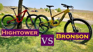 Santa Cruz Bronson VS Hightower  29er amp Mullet Shootout [upl. by Alston]