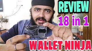 REVIEW 18 IN 1 WALLET NINJA [upl. by Halivah444]