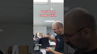 overlok cep torbası dikimi tekstil konfeksiyon işgünlerim [upl. by Nosyrb]