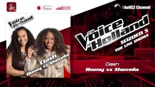 Clash 4 Romy Monteiro vs Sherefa Yorks The voice of Holland 2014 Liveshows Audio [upl. by Sapienza764]