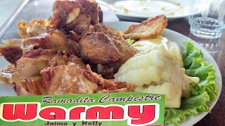 Conoce Warmy el Restaurante Campestre con Chancho al Palo en Huaral [upl. by Ettennil]