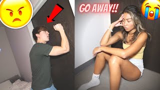 CRYING WITH DOOR LOCKED PRANK ON BOYFRIEND [upl. by Anwahsal]