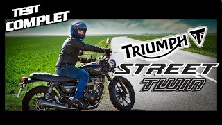 TRIUMPH STREET TWIN A2 2021  TEST PASSION RIDES [upl. by Oicneconi]