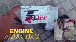 CARA PASANG KARET SASIS BY TSC PADA VESPA  ENGINE MOUNTING VESPA [upl. by Baal]