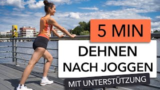 DEHNEN NACH JOGGEN MIT UNTERSTÜTZUNG [upl. by Iggy900]